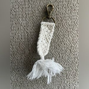 Handmade crochet keychain